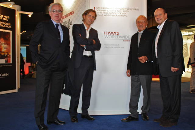 avec Jacques Séguéla, Henri Balladur et Roger Giger