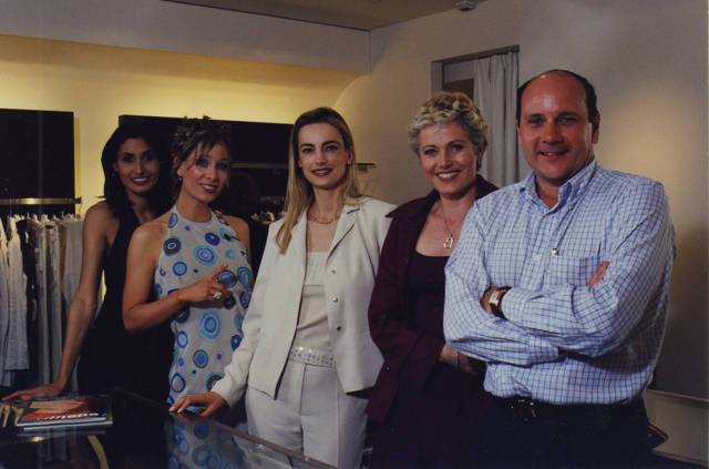  Stéphane Godet lors du tournage émission “J’ai rien à me mettre” avec Dominique Schibli, Servane Del Moral, Natalie Sbaï et Ilham Vuilloud    
